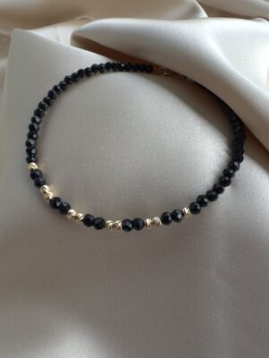 Bratara spinel negru
